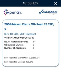 2009 Nissan Xterra – full