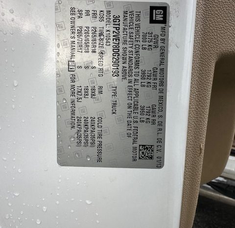 2013 GMC Sierra 1500 SLE Crew Cab Extra Short Bed 3SA full