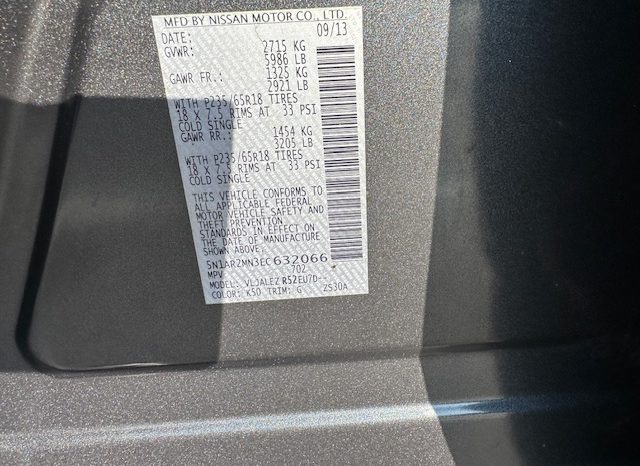 2014 Nissan Pathfinder SV full