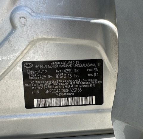 2013 Hyundai Sonata Limited full