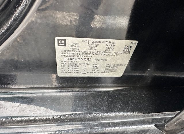 2015 Chevrolet Silverado 1500 WT Extended Cab Medium Bed 1WT full
