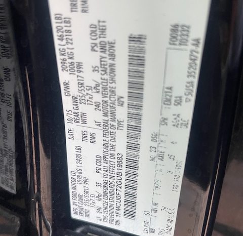 2016 Ford Escape S full