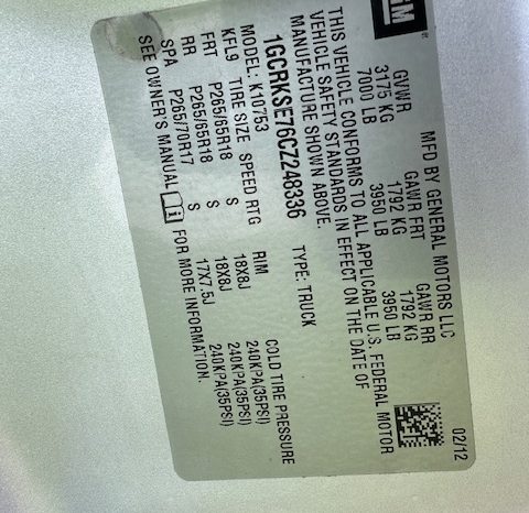 2012 Chevrolet Silverado 1500 LT Extended Cab Medium Bed 1LT w/Rear Doors full