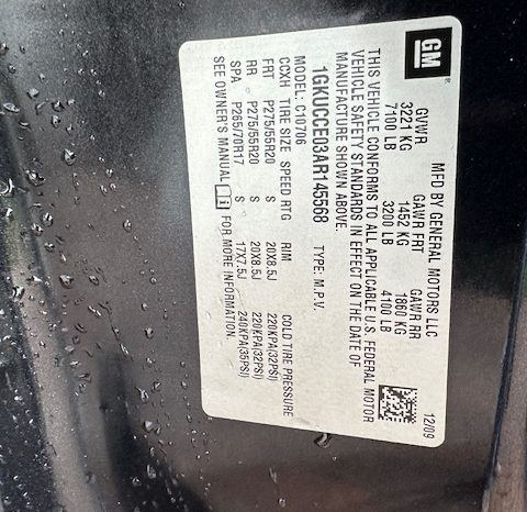 2010 GMC Yukon 1500 SLT 4SA full