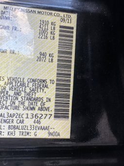 2014 Nissan Altima 2.5 SV full