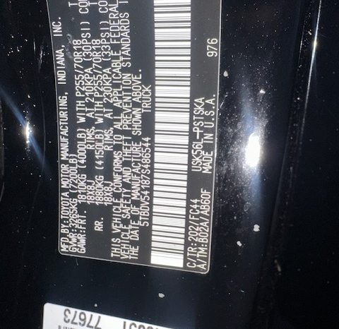 2007 Toyota Tundra SR5 Crew Cab Short Bed full